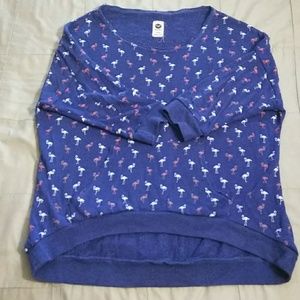 Roxy High Low Flamingo Sweater